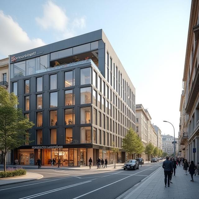 Vue urbaine de Lyon, siège d'Horizon Digital